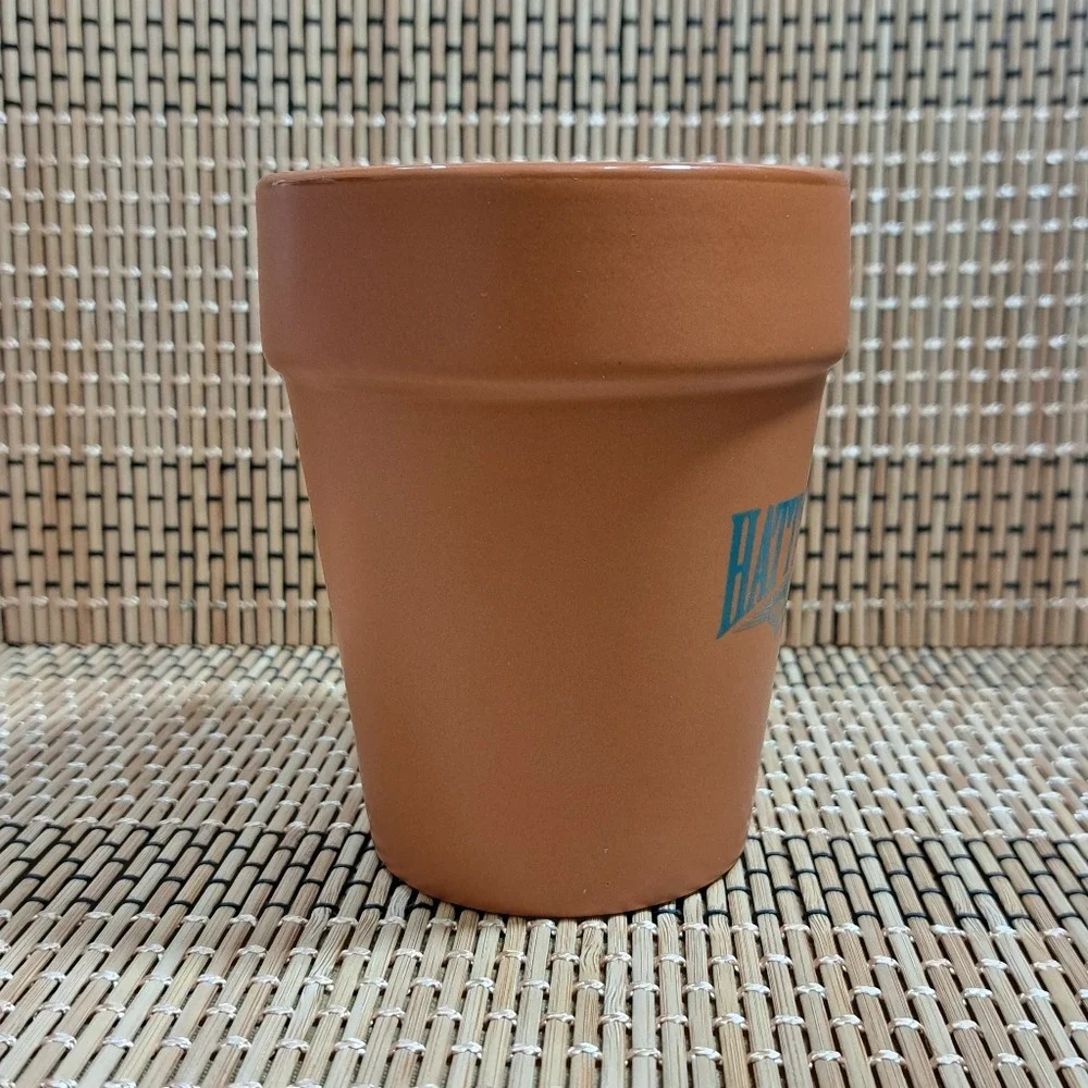 M‎ Ware Gardener TerraCotta Flower Pot Coffee Cup/Mug Brown Hattiesburg